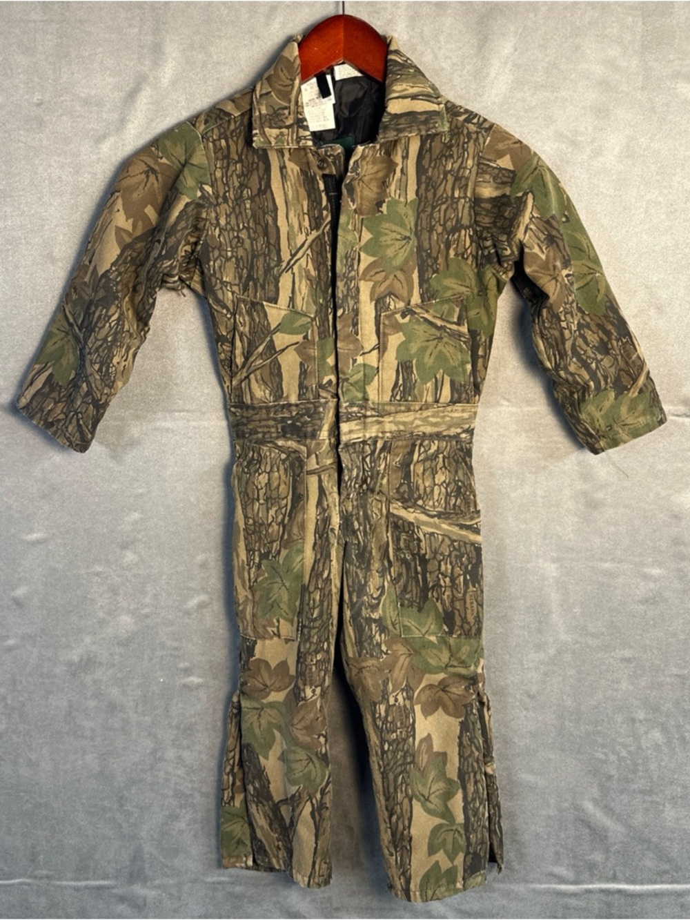 Cabela’s Youth Size 6 Regular Camo Insulated Coveralls Hunting USA EUC